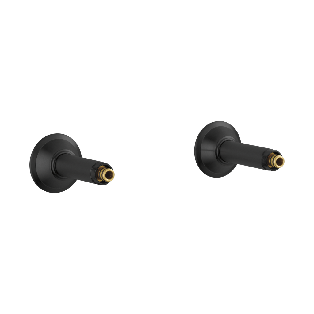 Brizo RP73764BL Wall Mount Tub Filler Unions Matte Black