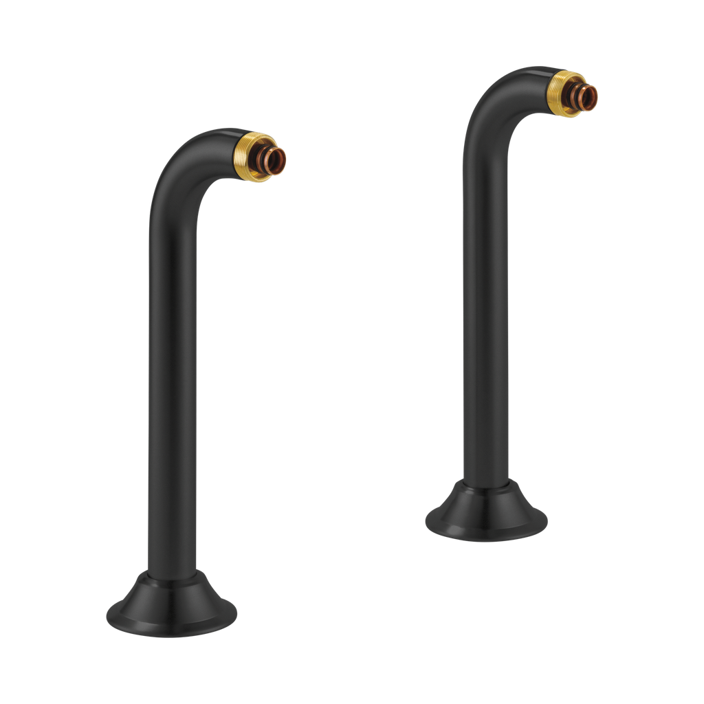 Brizo RP73765BL Deck Mount Tub Filler Risers Matte Black
