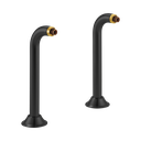 Brizo RP73765BL Deck Mount Tub Filler Risers Matte Black