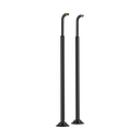 Brizo RP73766BL Floor Mount Tub Filler Risers Matte Black