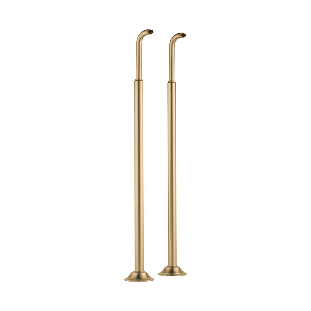 Brizo RP73766GL Floor Mount Tub Filler Risers Brilliance Luxe Gold