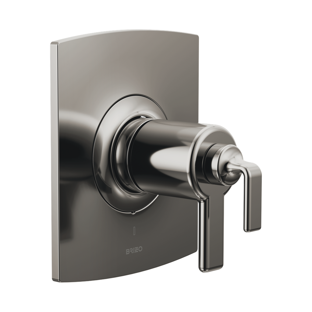 Brizo T60006-BNXLHP Allaria Thermostatic Valve Only Trim Less Handles Brilliance Black Onyx