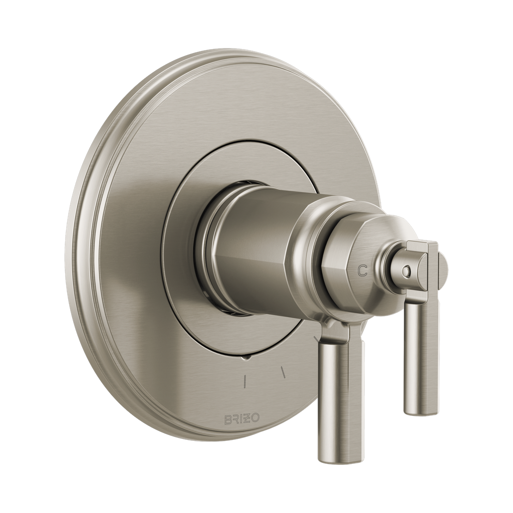 Brizo T60076-NK Invari Tempassure Thermostatic Valve Only Trim Brilliance Luxe Nickel
