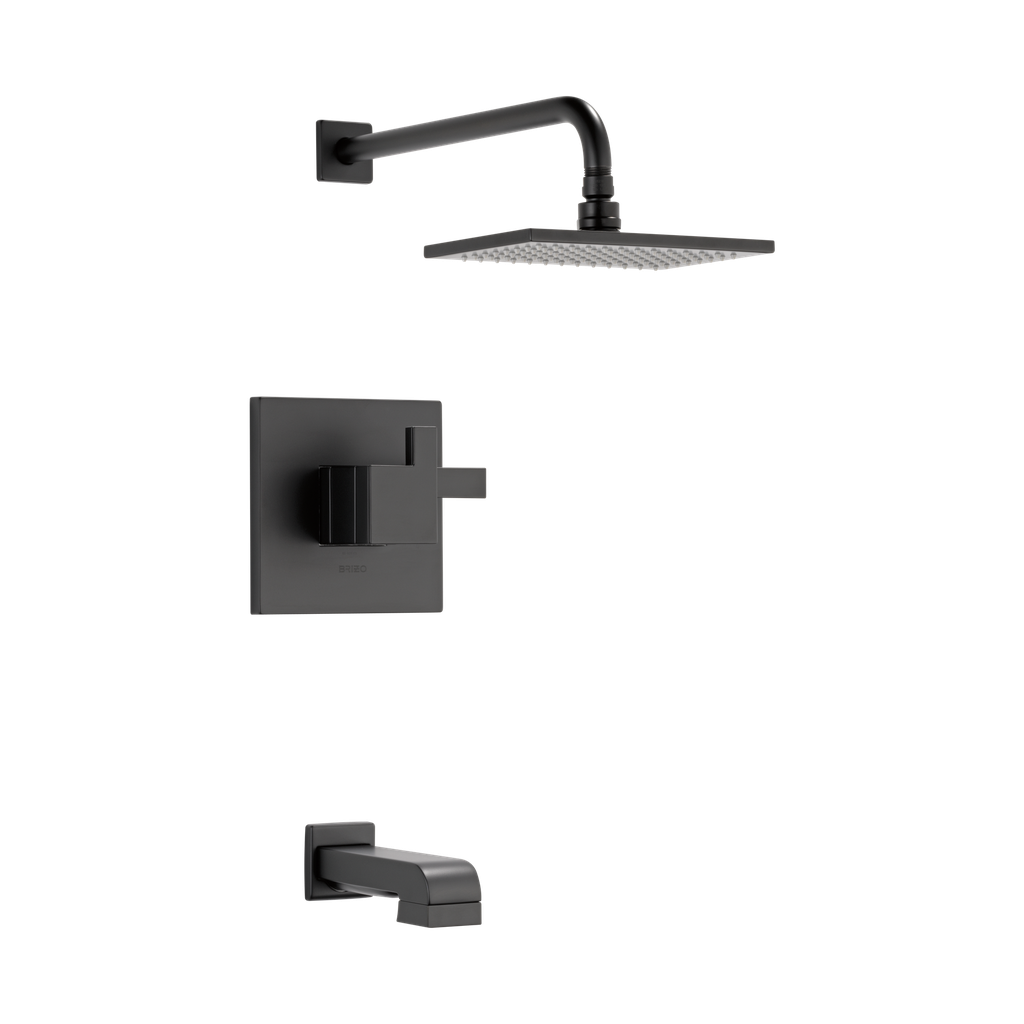 Brizo T60480-BL-2.5 Siderna Tempassure Thermostatic Tub Shower Trim Matte Black