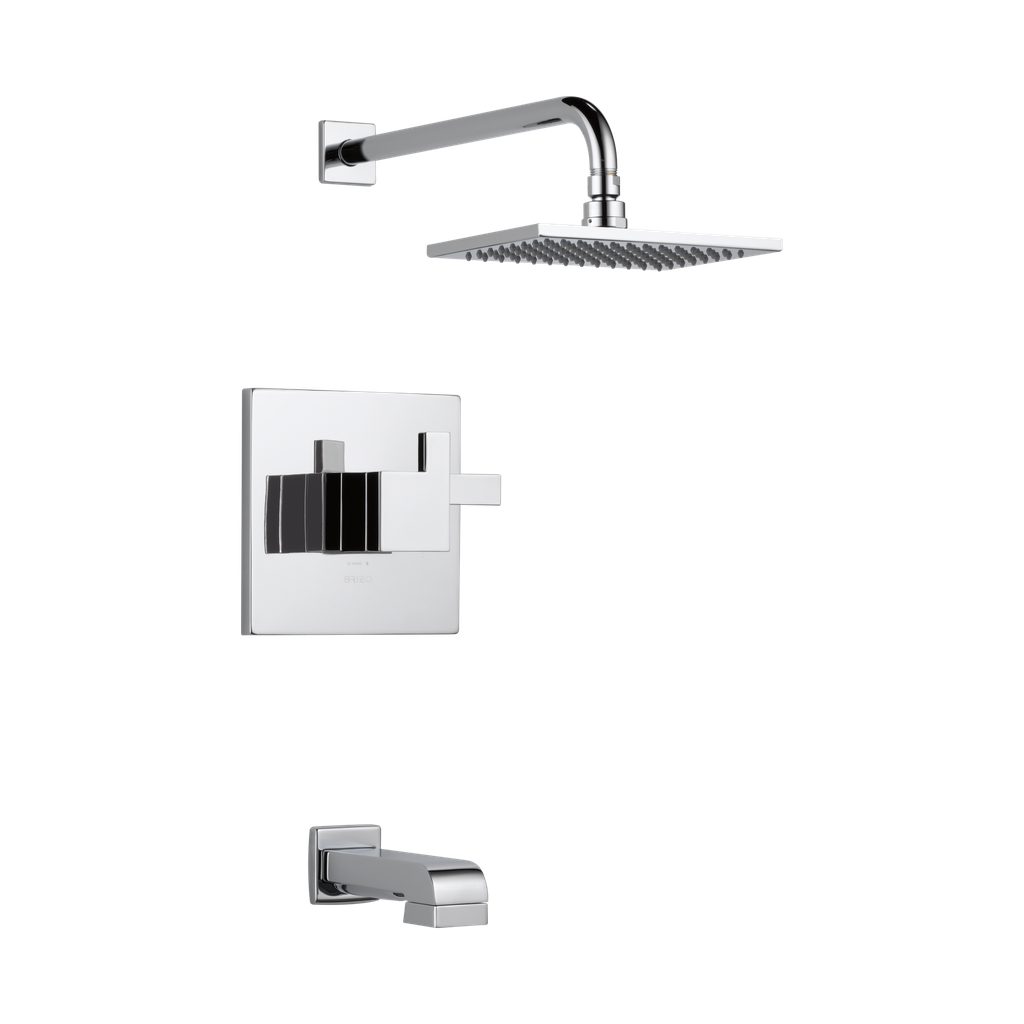Brizo T60480-PC-2.5 Siderna Tempassure Thermostatic Tub Shower Trim Polished Chrome