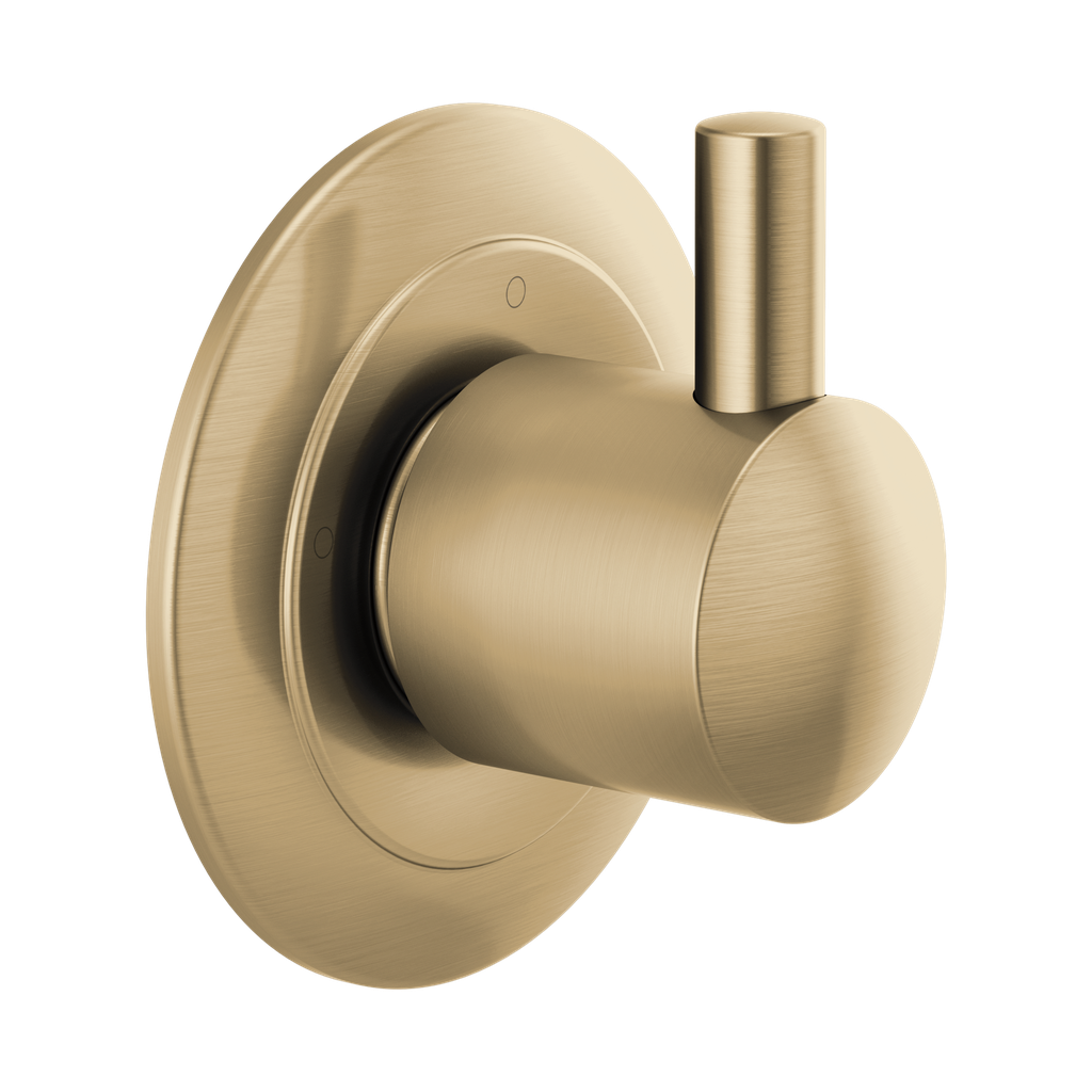 Brizo T60875-GLLHP Odin 3-Function Diverter Trim Less Handle Brilliance Luxe Gold