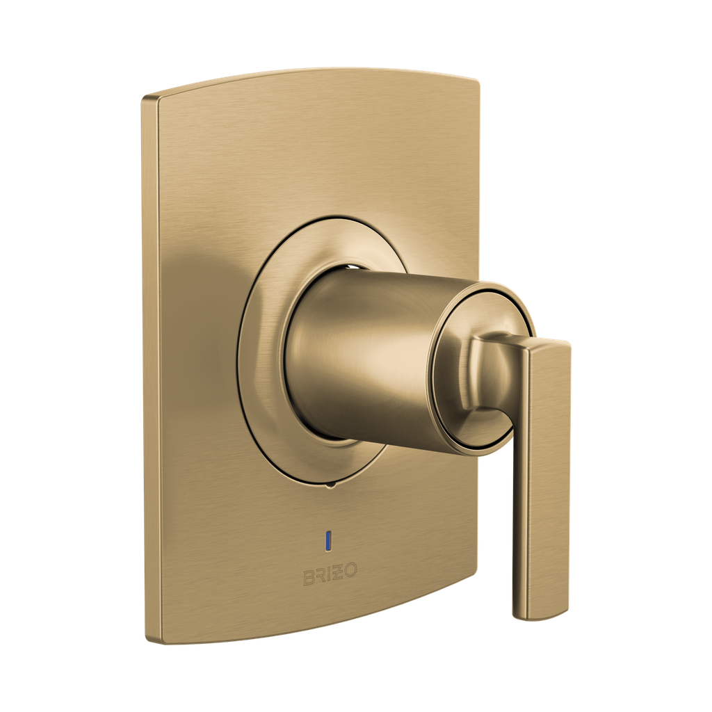 Brizo T60P006-GLLHP Allaria Pressure Balance Valve Only Trim Brilliance Luxe Gold