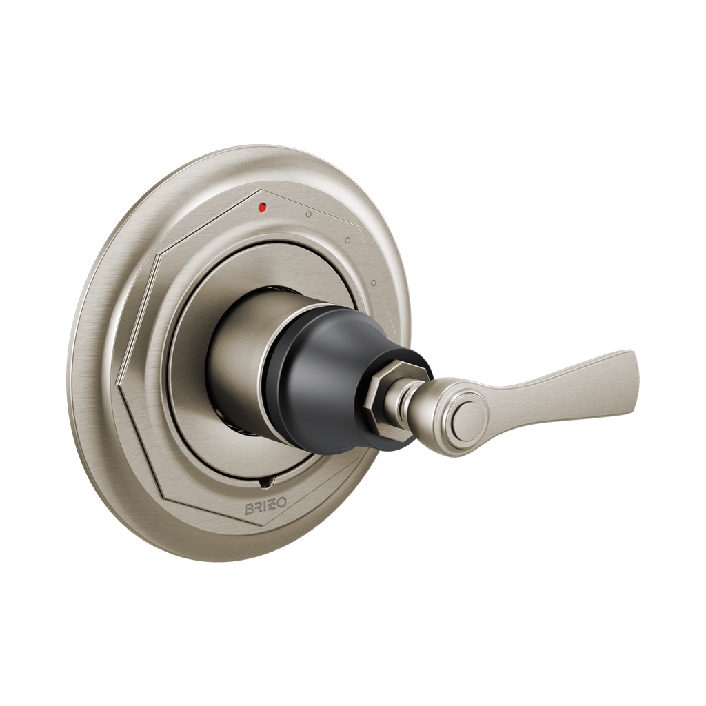 Brizo T60P060-NKBL Rook Pressure Balance Valve Only Trim Matte Black Brilliance Luxe Nickel