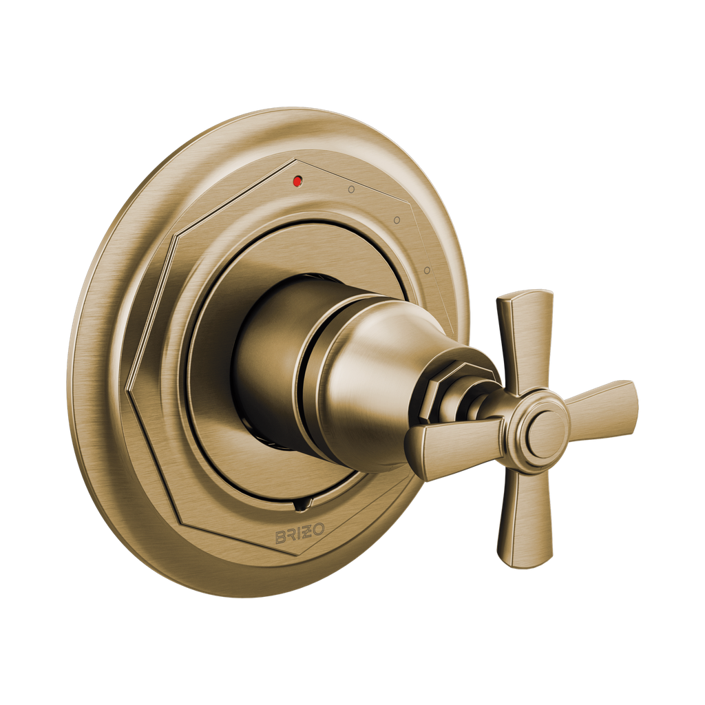 Brizo T60P061-GL Rook Pressure Balance Valve Only Trim Brilliance Luxe Gold