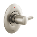 Brizo T60P075-BNLHP Odin Pressure Balance Valve Trim Less Handle Brilliance Brushed Nickel