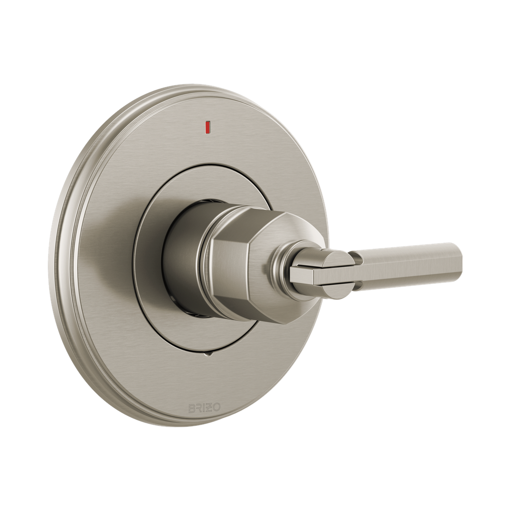 Brizo T60P076-NKLHP Invari Pressure Balance Valve Trim Less Handle Brilliance Luxe Nickel