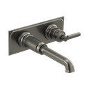 Brizo T65776LF-SLLHP Invari Wall Mount Lavatory Faucet Less Handle Brilliance Luxe Steel