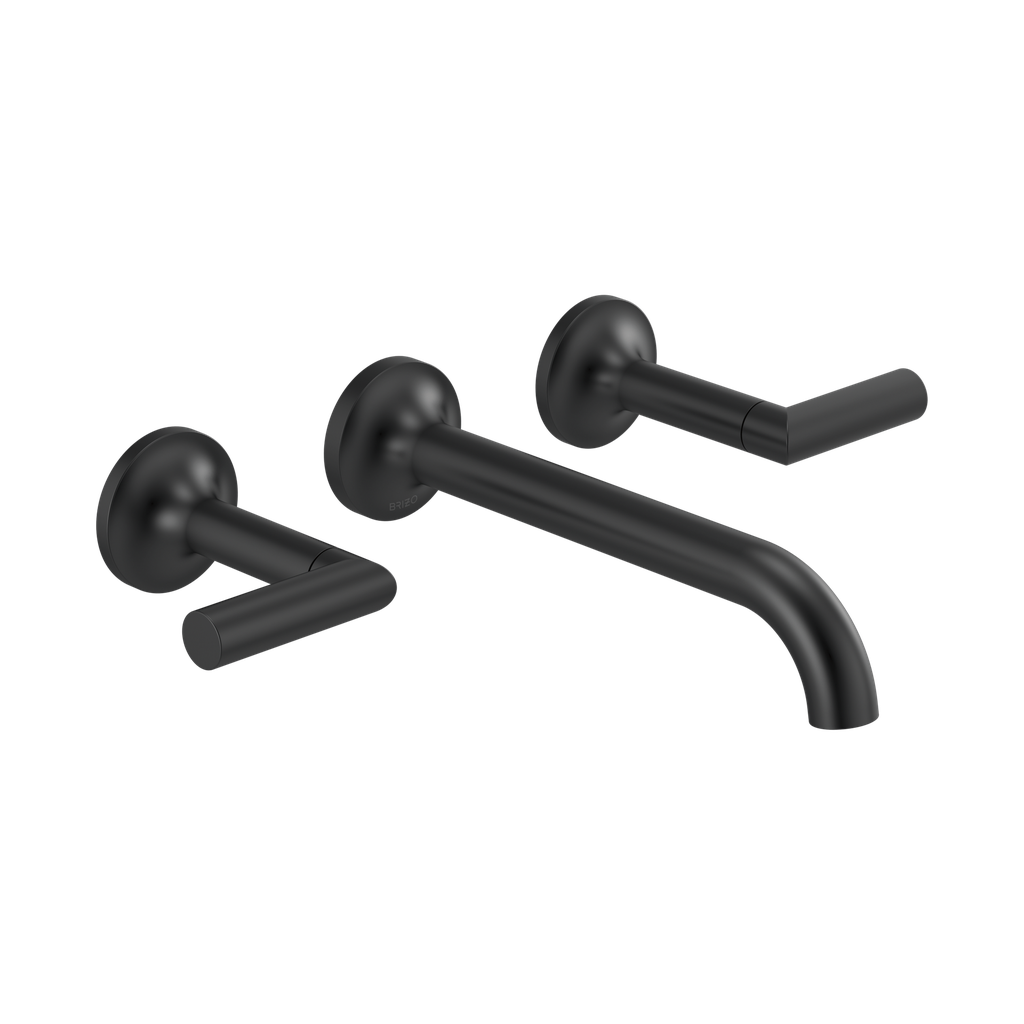 Brizo T65875LF-BLLHP Jason Wu Wall Mount Lavatory Less Handles Matte Black