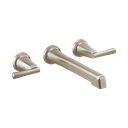 Brizo T65898LF-NKLHP-ECO Levoir Wall Mount Lavatory Faucet Less Handles Brilliance Luxe Nickel