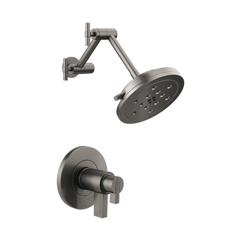 Brizo T60235-SLLHP Litze Tempassure Thermostatic Shower Trim Less Handles Brilliance Luxe Steel