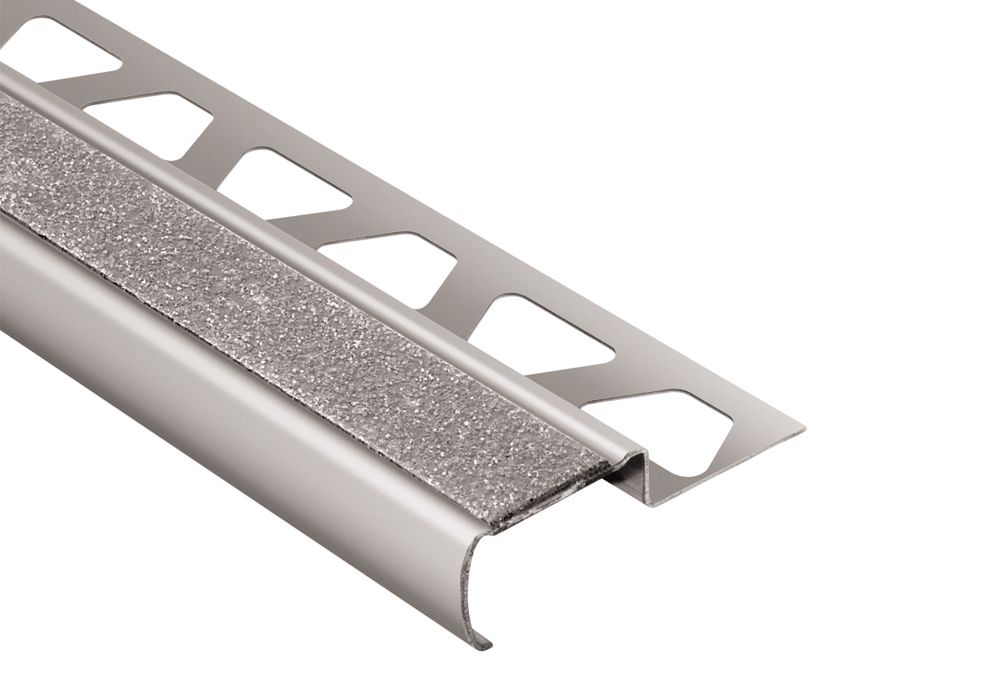 Schluter GSEB130T/150 Trep-Gs 1-3/16" Stair 33/64" Ss Clear 4' 11"
