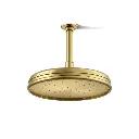 Kohler 13693-G-2MB 10 Traditional 10" Single Function 1.75 GPM Rainhead Vibrant Brushed Modern Brass