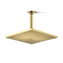 Kohler 13696-2MB Contemporary Square 10" Single Function 2.5 GPM Showerhead Vibrant Brushed Modern Brass