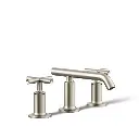 Kohler 14410-3-BN Purist Widespread Bathroom Sink Faucet Vibrant Brushed Nickel