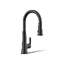 Kohler 23766-BL Tone Touchless Pull Down Kitchen Sink Faucet Matte Black