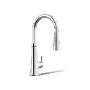 Kohler 23766-WB-CP Tone Touchless Pull Down Kitchen Sink Faucet Polished Chrome