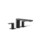 Kohler 27121-4-BL Parallel Deck Mount Bath Faucet Matte Black