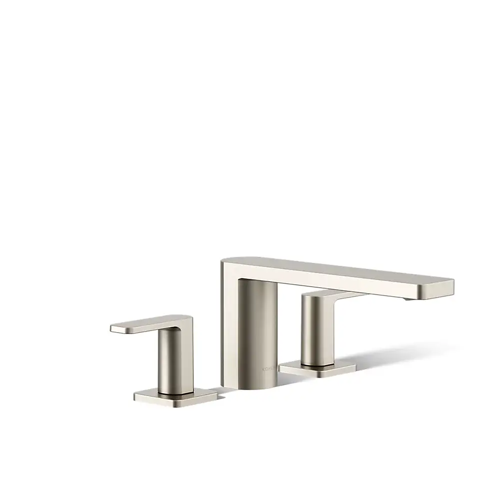 Kohler 27121-4-BN Parallel Deck Mount Bath Faucet Vibrant Brushed Nickel