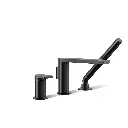 Kohler 73078-4-BL Composed Deck Mount Faucet With Handshower Matte Black