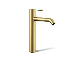 Kohler 77959-4A-2MB Components Tall Single Handle Bathroom Faucet Vibrant Brushed Moderne Brass