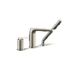 Kohler 97360-4-BN Avid Deck Mount Faucet With Handshower Vibrant Brushed Nickel