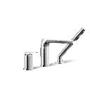 Kohler 97360-4-CP Avid Deck Mount Faucet With Handshower Polished Chrome
