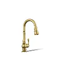 Kohler 99261-2MB Artifacts Pull Down Kitchen Sink Faucet Vibrant Brushed Moderne Brass