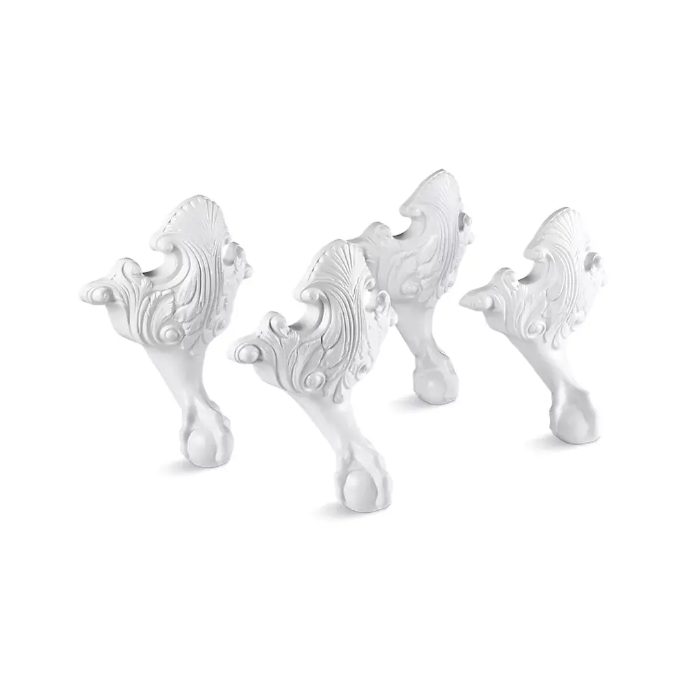 Kohler 1103-CP Iron Works Historic Ball And Claw Feet White