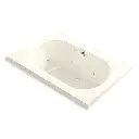 Kohler 1170-JHE-96 Memoirs 66" x 42" Drop-in Whirlpool Bath Biscuit