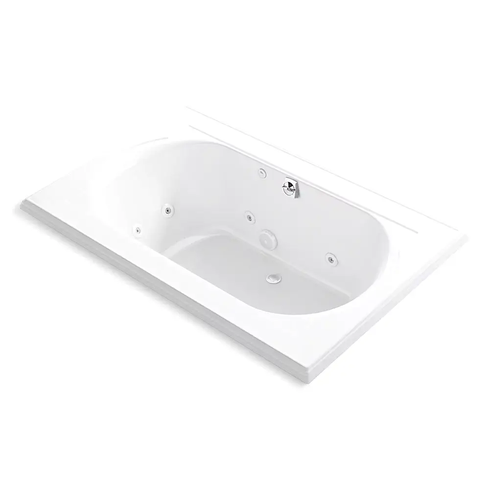 Kohler 1170-JHH-0 Memoirs 66" x 42" Drop-in Whirlpool Bath White