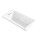 Kohler 1173-JH-0 Underscore 66" x 36" Drop-in Heated Whirlpool Bath White