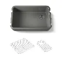 Kohler 24268-58 Ironridge 34" Undermount Single Bowl Farmhouse Kitchen Sink Thunder Grey