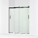 Kohler 706009-L-BL Levity 74" Sliding Shower Glass Door Matte Black
