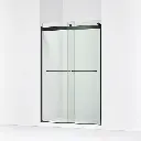 Kohler 706014-L-BL Levity 74" Sliding Shower Glass Door Matte Black