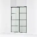 Kohler 707606-6G79-BL Elate 70" Sliding Glass Shower Door Matte Black