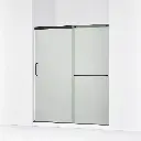 Kohler 707608-6D3-BL Elate 70" Sliding Glass Shower Door Matte Black