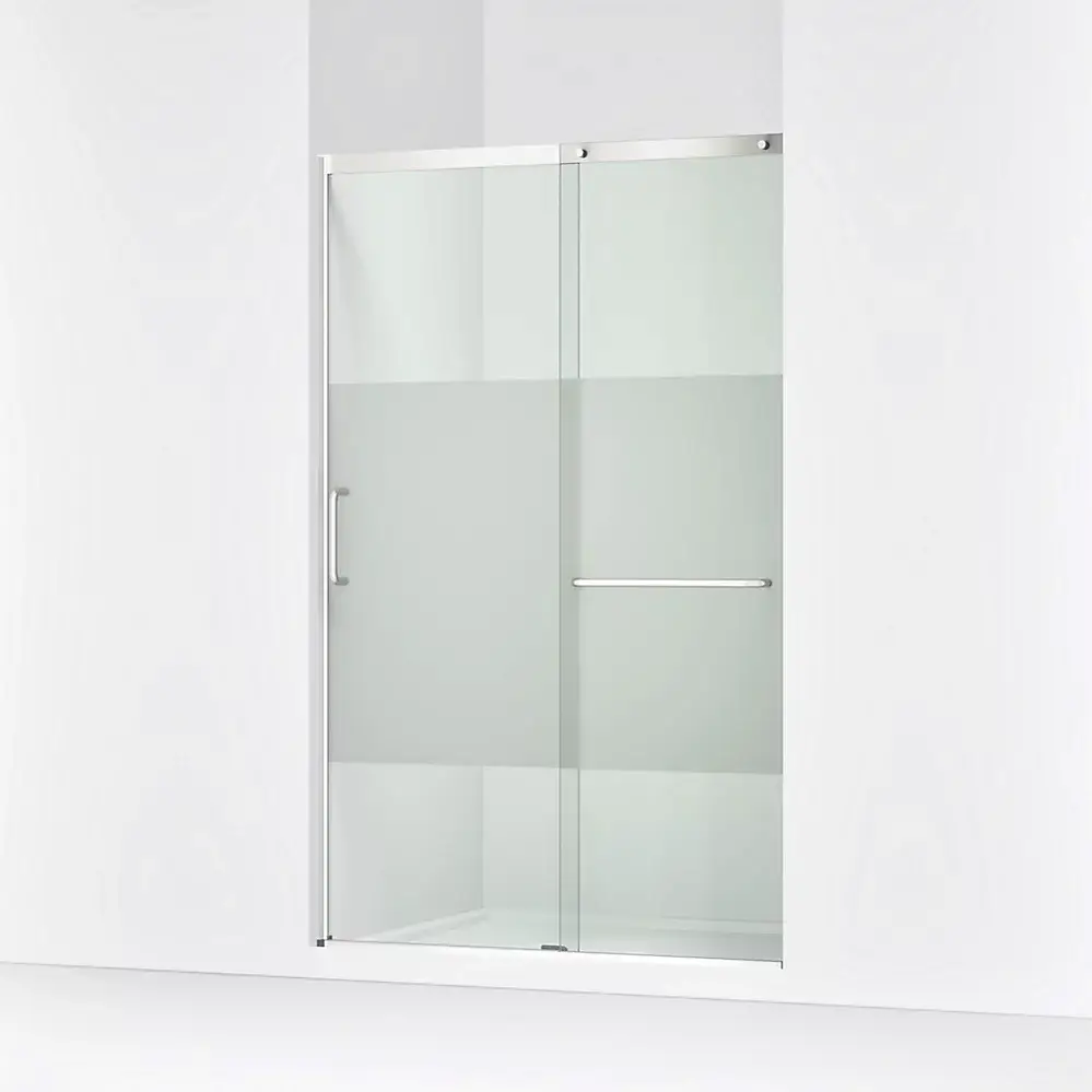 Kohler 707614-8G81-SH Elate 75" Sliding Glass Shower Door Bright Silver