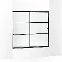 Kohler 707618-8G80-BL Elate 56" Sliding Glass Shower Door Matte Black