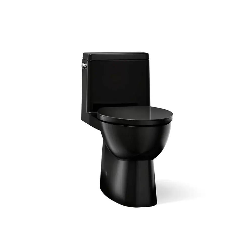 Kohler 78080-7 Reach One Piece Compact Elongated Toilet Black