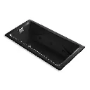Kohler 865-JH-7 Tea-For-Two 71-3/4" x 36" Drop-in Whirlpool Bath Black