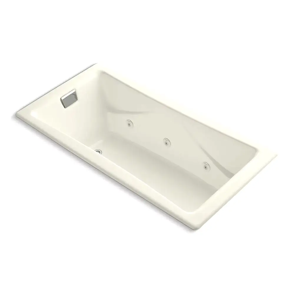Kohler 865-JHD-96 Tea-For-Two 71-3/4" x 36" Drop-in Whirlpool Bath Biscuit