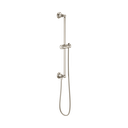 Brizo 74795-NK Essential Shower Series Classic Round Slide Bar With Hose Brilliance Luxe Nickel