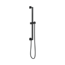 Brizo 74799-BL Essential Shower Series Linear Square Slide Bar With Hose Matte Black