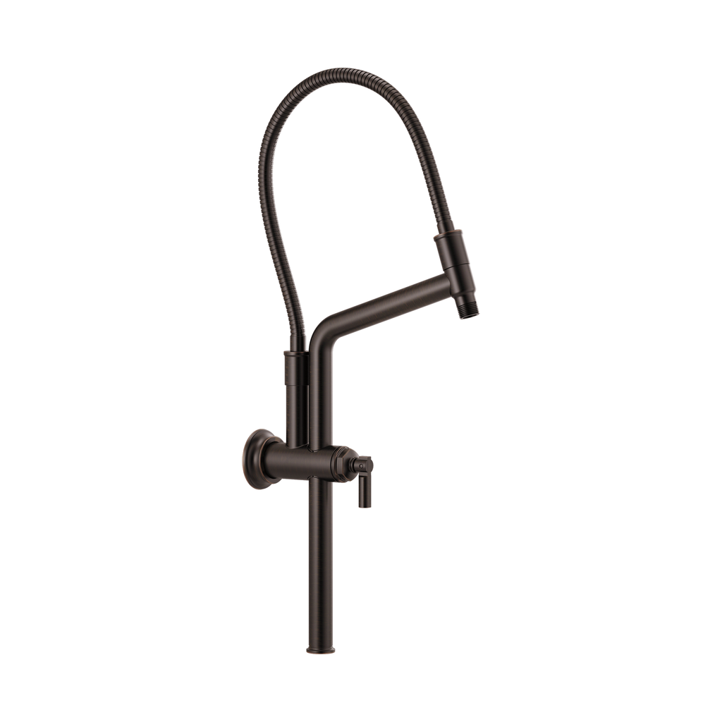 Brizo 81376-RB Essential Shower Series Classic Slide Bar Shower Arm And Flange Venetian Bronze