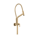 Brizo 81892-GL Essential 10 7/16" Linear Round Slide Bar Shower Arm And Flange Brilliance Luxe Gold